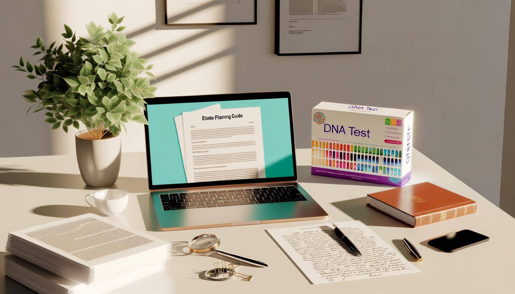 Imagine an orderly desk set up with a chic laptop screen ...</div>
										<a class=